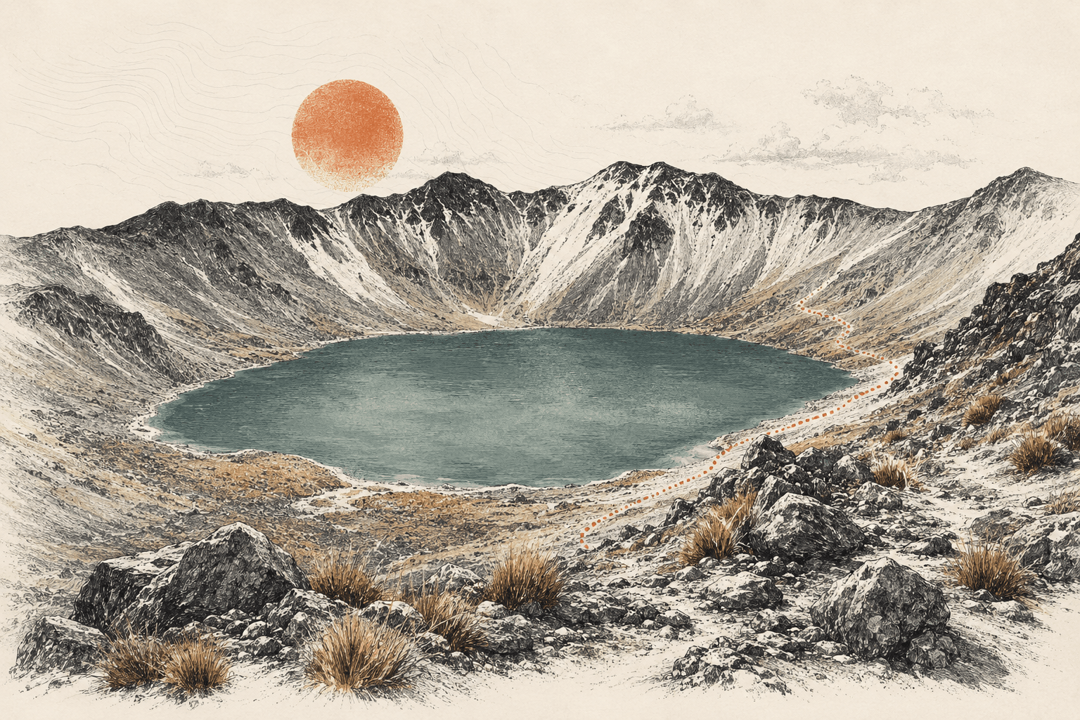 Ilustración de Nevado de Toluca